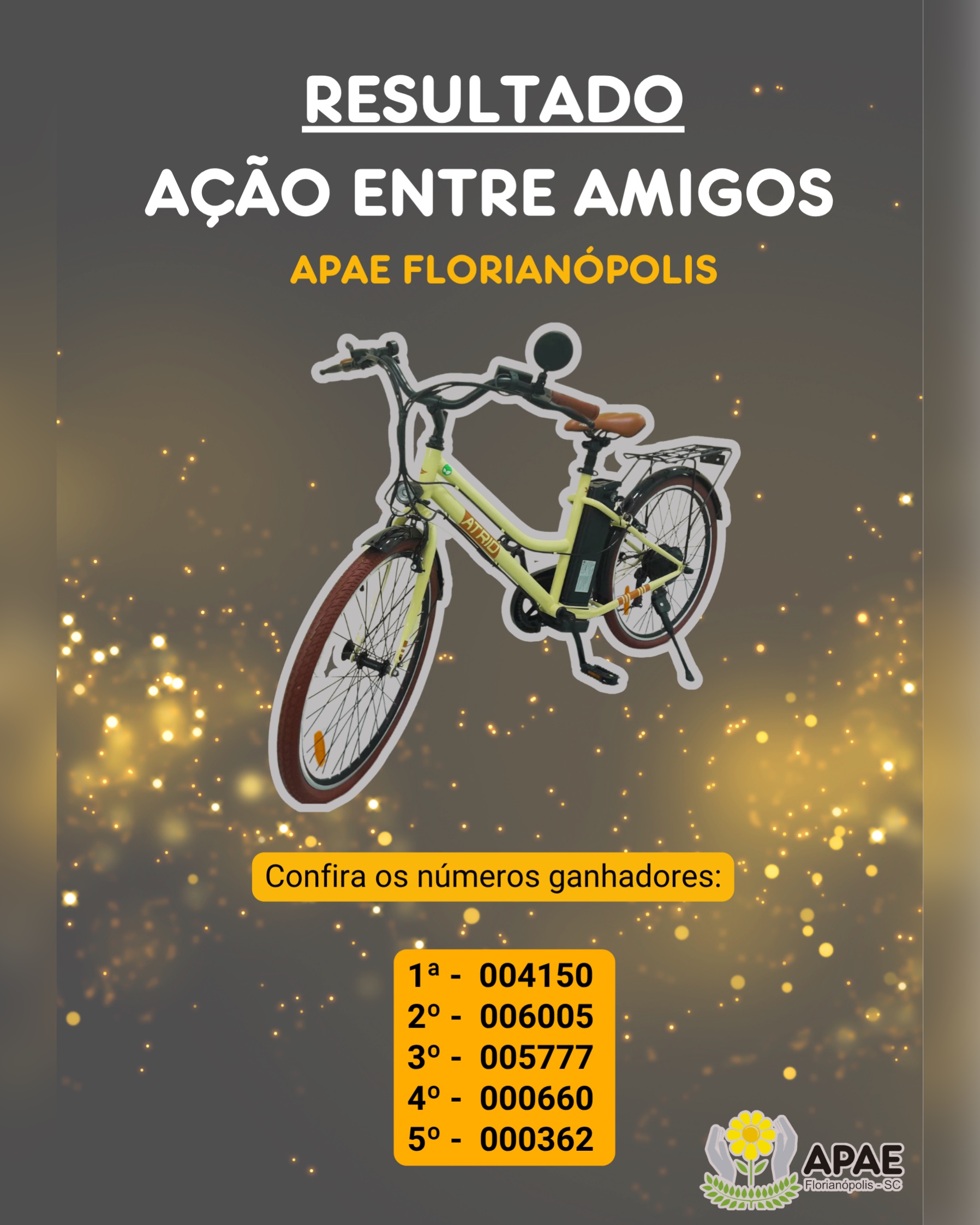 Resultado Sorteio Rifa - Ação Entre Amigos